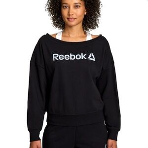Reebok Women's Black Logo Sweatshirt